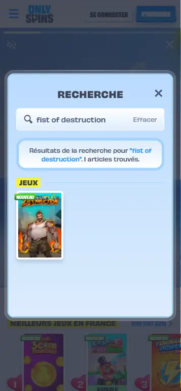 Interface de sélection des combattants Fist of Destruction avec les équipes Rouge et Bleue